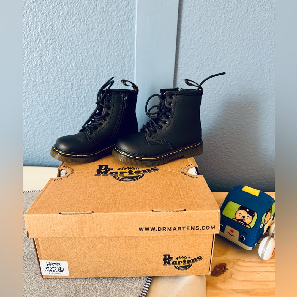 Dr. Martens Classic Black Lace-Up Boots